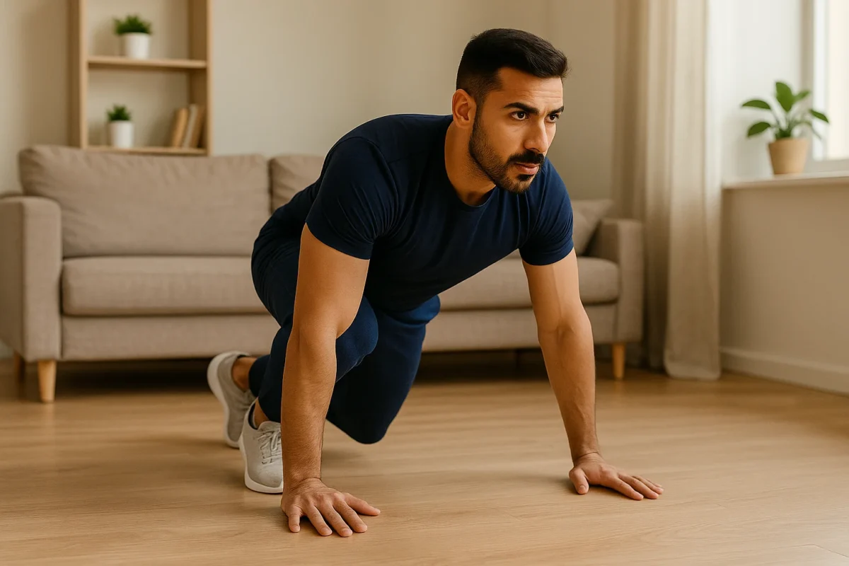 Exercise at home and stay fit