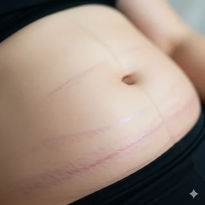 Get rid of stretch marks for women