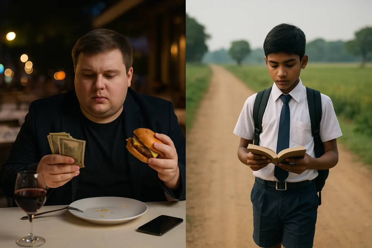 Health is not money, real wealth is