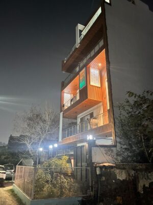 A-159 Sector 2 Greater Noida West Girls And Boys PG Building Night LuckPhoto